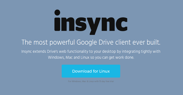 Insync Google Drive Client