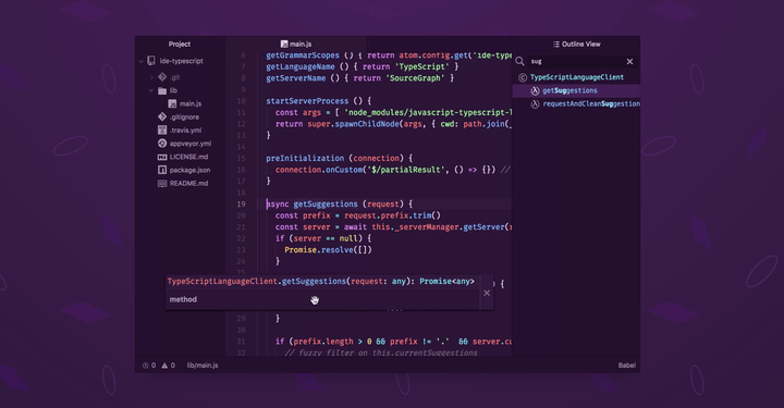 Atom-IDE Text Editor