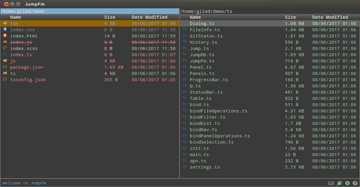 JumpFM Linux File Manager