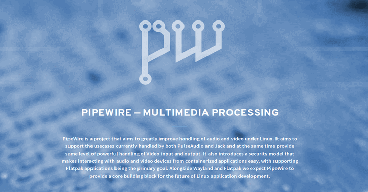 PipeWire – Improved Audio & Video Handling on Linux