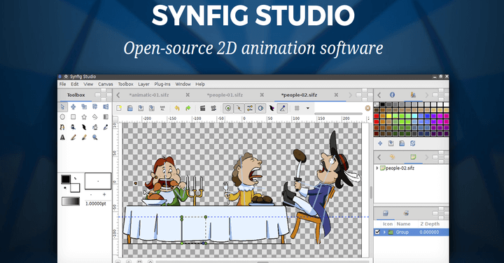 Synfig Studio Linux 2D Animation Software