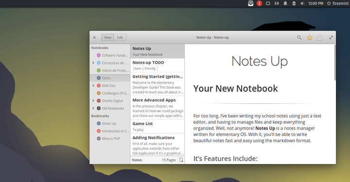 Notes-Up Markdown Note Editor