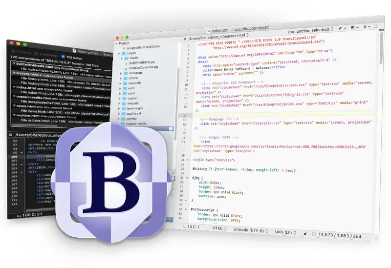 BBEdit - Html Code Editor for macOS