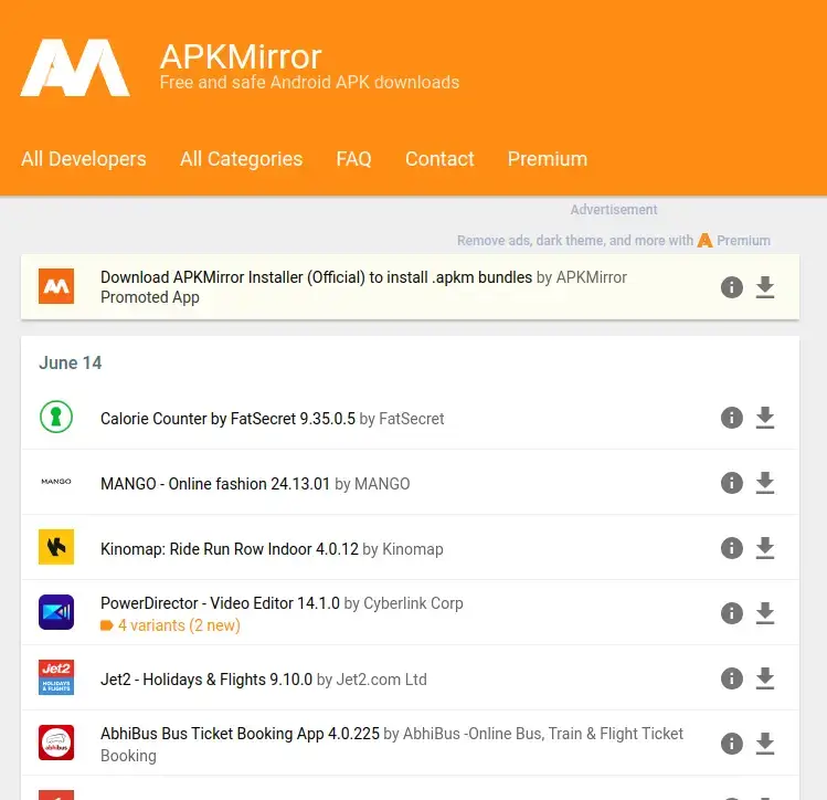 APKMirror - Play Store Alternative