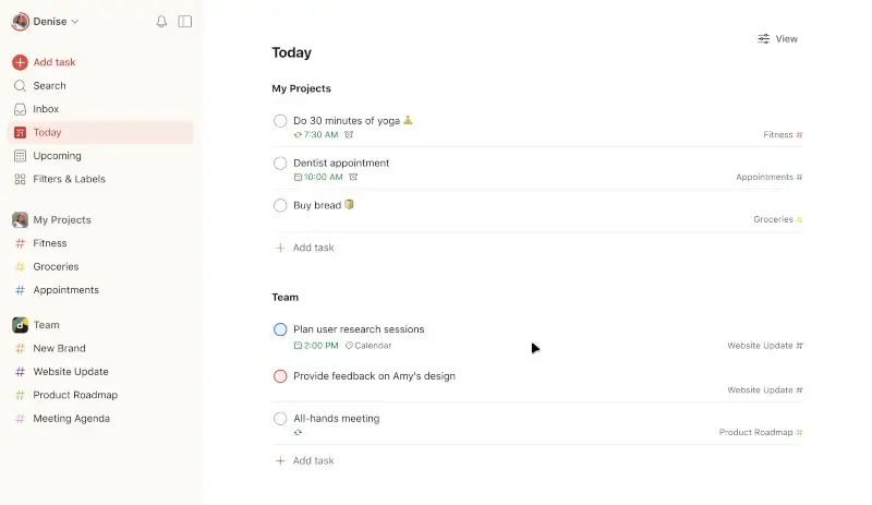 Todoist - To-Do List to Organize Your Work