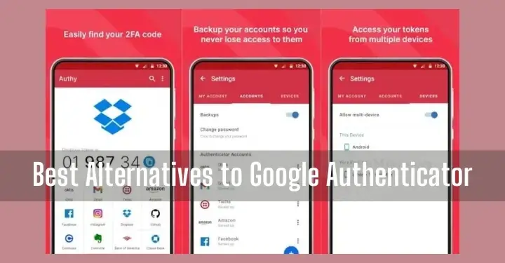 Alternatives to Google Authenticator