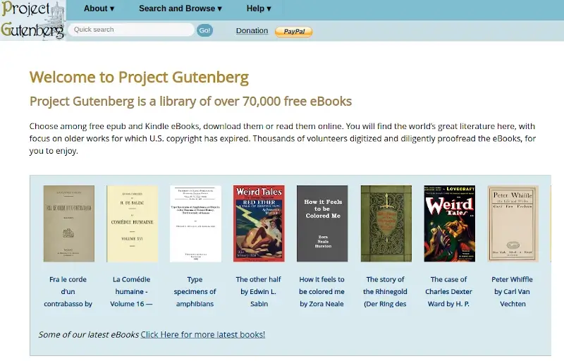 Project Gutenberg - Download Audiobooks